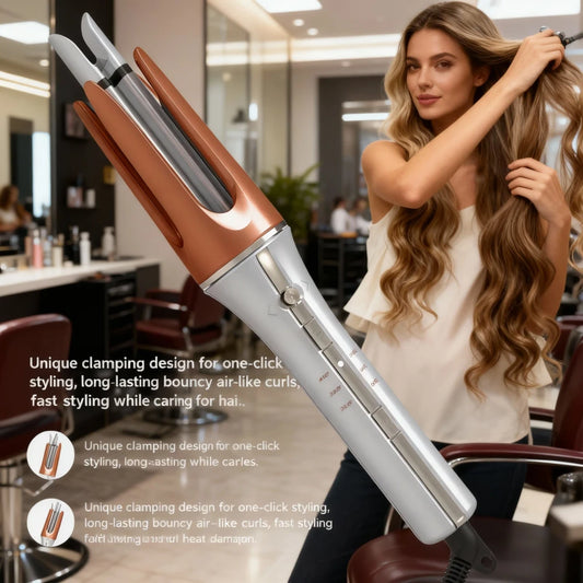 Automatic Rotating Ceramic Hair Curler